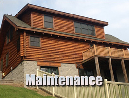  Walkertown, North Carolina Log Home Maintenance